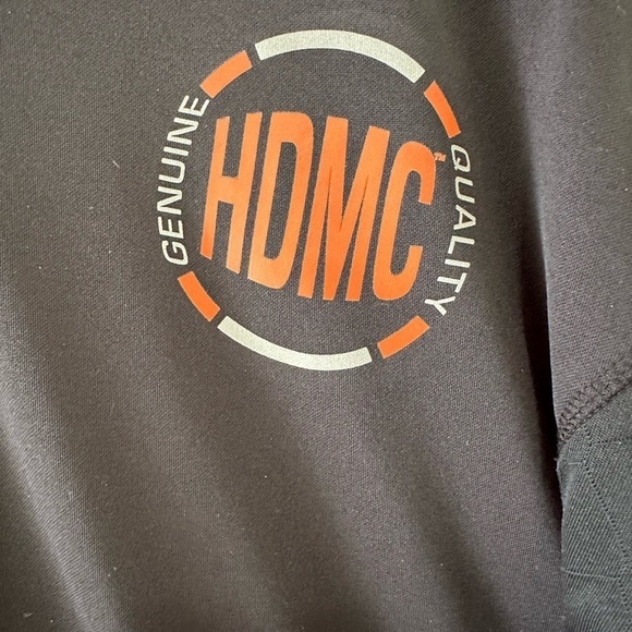 Harley Davidson Black Stretch Performance Short Sleeve Polo Shirt Size XLarge - Picture 5 of 6